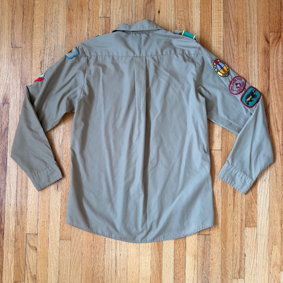 Vintage 90s Scouts Canada uniform shirt - Picture 2 of 8